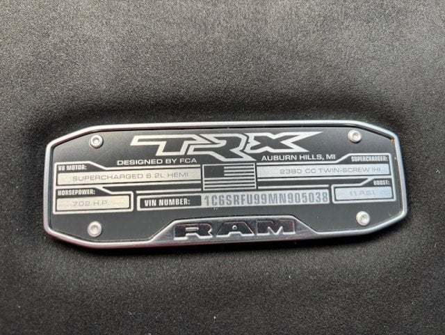 2021 RAM 1500 TRX Crew Cab 4x4 5'7' Box