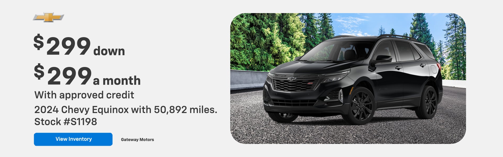 2024 Chevy Equinox with 50,892 miles.
