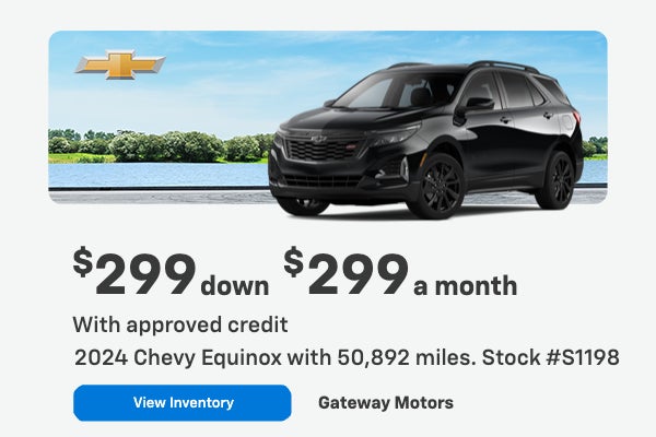 2024 Chevy Equinox with 50,892 miles.