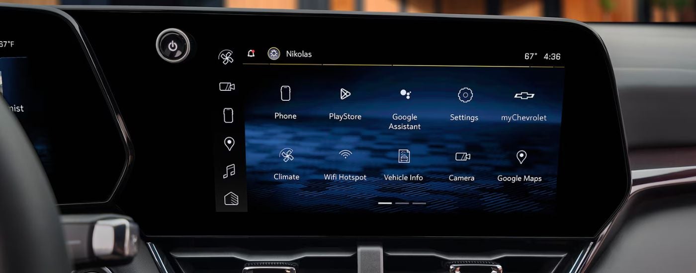 The 11.3-inch touchscreen on a 2026 Chevy Equinox.